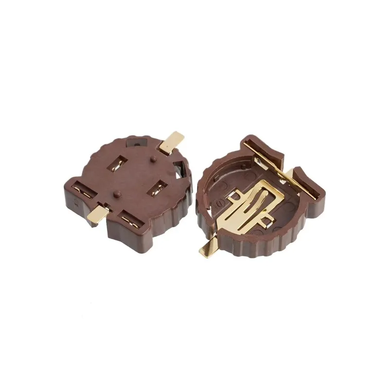 Button-type battery holder