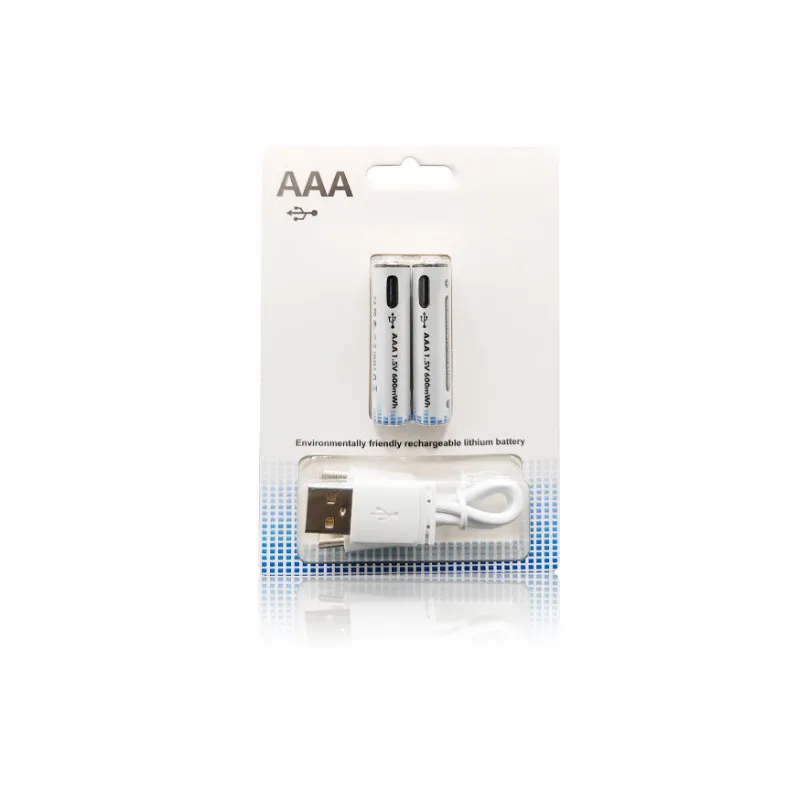 AAA 7 Rechargeable Lithium Battery 600mWh for Remote Controls and Alarm Devices