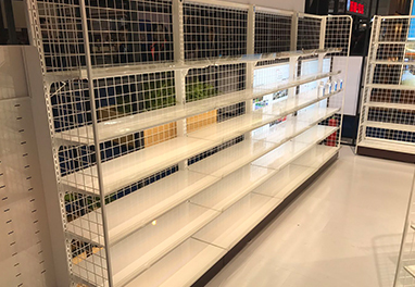 Convenience store shelves