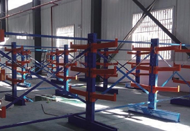 Beam-type shelving