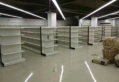 Supermarket shelves