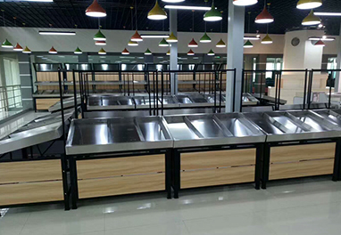 Fruit and vegetable display shelves 2