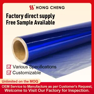 Aluminum foil AL+PET - Priting with bright blue color