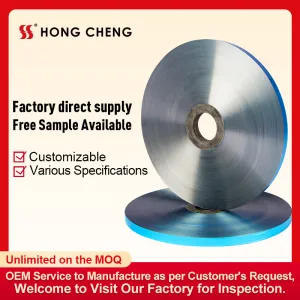 Aluminum foil for Cable shielding AL+PET(Single side blue color)