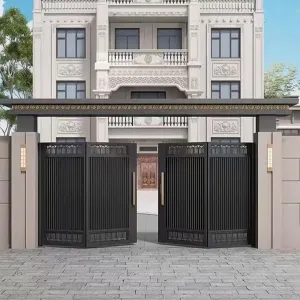 Modern Decorative Aluminum Art Gate For Villa Entrance