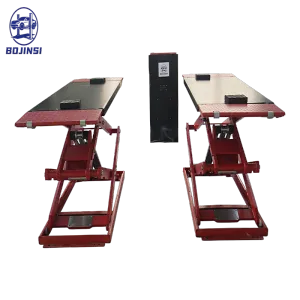 4000kg Ultra-Thin Design Portable Scissor Lift Quick Lift High Rise 1860mm Car Hoist Hydraulic Portable Scissor Vehicle Lift