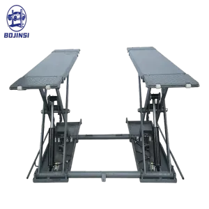 Mobile Scissor Car Lift 3500kg 3.5t Portable Hydraulic Scissor Automotive Lift Repair Equipment for Home Garage
