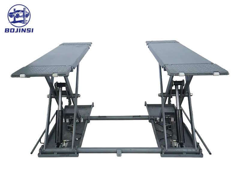 Mobile Scissor Car Lift 3500kg 3.5t Portable Hydraulic Scissor Automotive Lift Repair Equipment for Home Garage