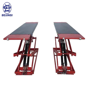 Ultra-Thin Design 4000kg Portable Scissor Lift Quick Lift High Rise 1860mm Car Hoist Hydraulic Scissor Car Lift