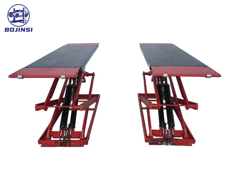 Ultra-Thin Design 4000kg Portable Scissor Lift Quick Lift High Rise 1860mm Car Hoist Hydraulic Scissor Car Lift