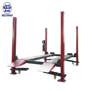 Four Post Car Lift Hydraulic Autotive Lift 4000kg Four Column Car Lift for Repair Shop Four Wheel Alignment