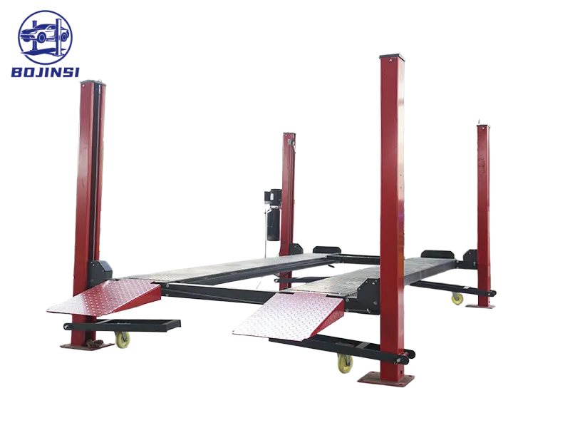 Four Post Car Lift Hydraulic Autotive Lift 4000kg Four Column Car Lift for Repair Shop Four Wheel Alignment