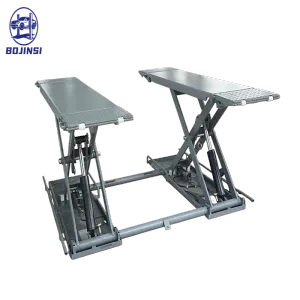 Mobile Scissor Car Lift 3.5t Portable Hydraulic Mid Rise Scissor Automotive Lift Repair Equipment Vehicle Scissor Lift