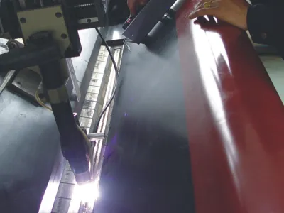 Plasma longitudinal seam welding equipment