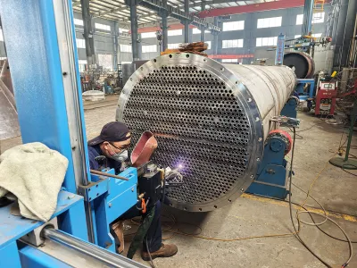Automatic tube sheet welding machine
