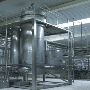 Single-effect falling film evaporator