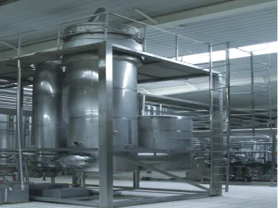 Single-effect falling film evaporator