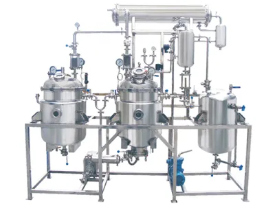 Small-scale extraction, concentration and recovery unit