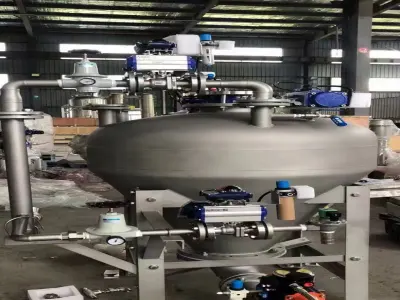 Positive pressure delivery tank series
