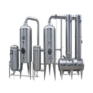 Dual-effect external circulation vacuum concentrator