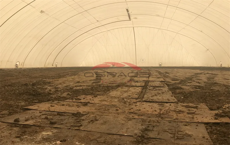 Air domes ecological Pavilion - Soil remediation