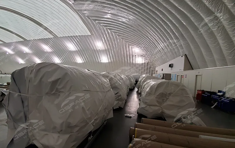 Air domes ecological Hall - logistics warehouse