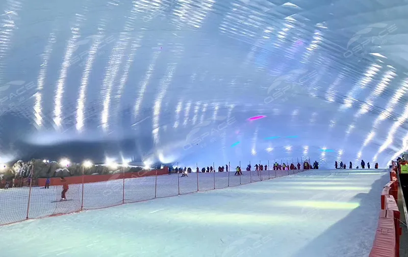 Air domes ecological Pavilion - ski pavilion