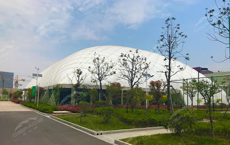 Yancheng experimental school air domes hall