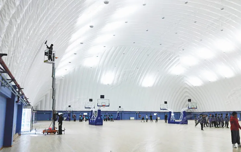 Air domes ecological hall - Basketball hall