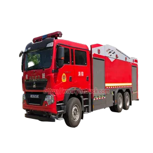 SINOTRUK HOWO  6&times;4 (TX) Foam Fire Pumper