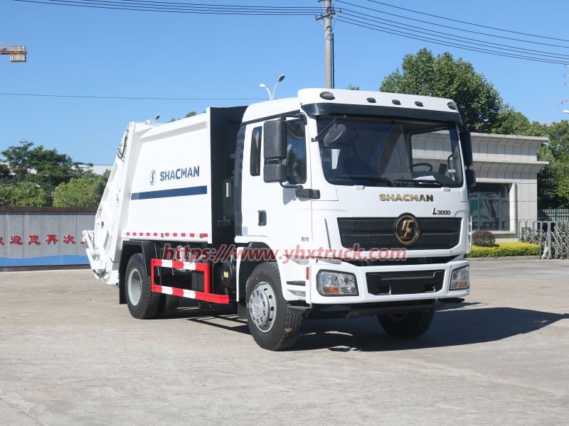 garbage compactor truck