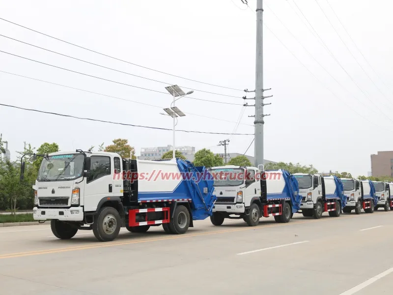 Five HOWO Light Trucks Shipped to South America to Boost Local Urban Logistics