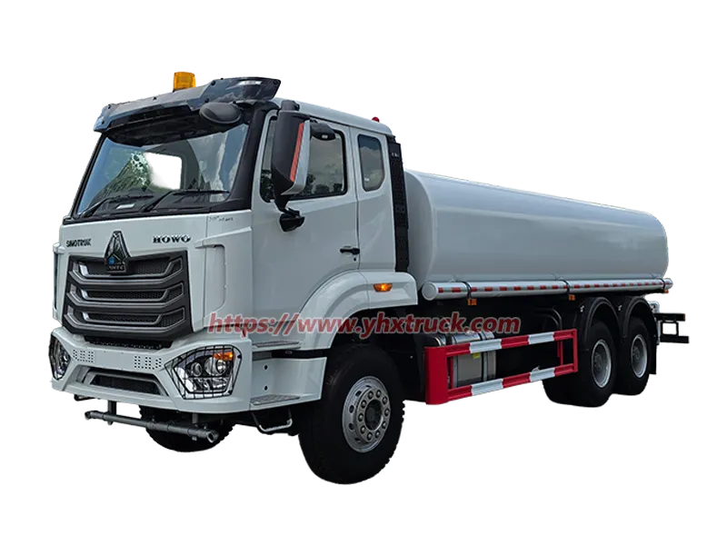 Water Tank Truck Truck SINOTRUK HOWO 6x4 chassis (20000litter Capacity)