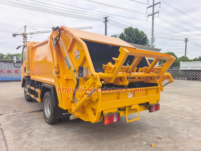 right-hand drive waste collection truck