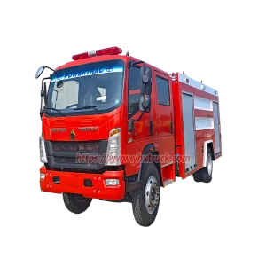 SINOTRUK HOWO 4x2 Water Tank Fire Truck High Pressure Fire Pumper for Urban Industrial Fire Rescue