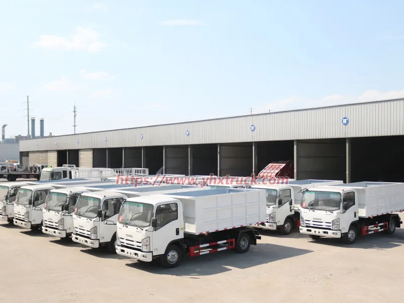 Mass ISUZU Dumper Garbage Trucks Shipped to Angola