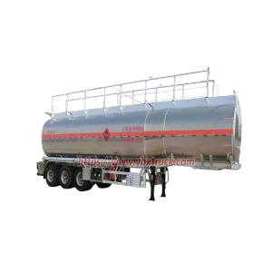 3-Axle Aluminum Alloy Oil Transport Semi-trailer