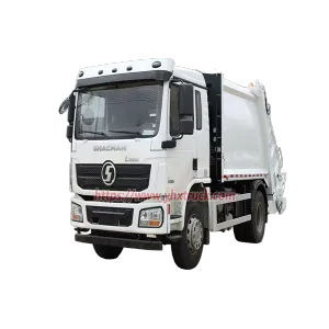 SHACMAN 12m&sup3; Waste Rear Loader Compactor with Hydraulic Compression System