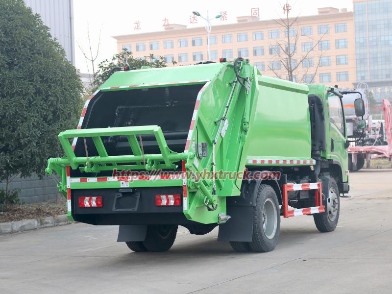 garbage compression truck