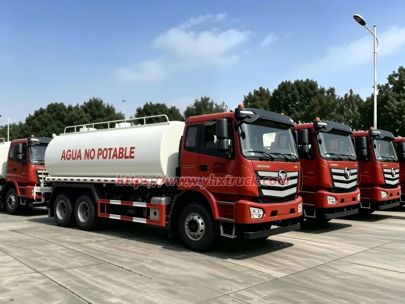 13 Units FOTON Water Sprinkler Trucks Successfully Exported to South America