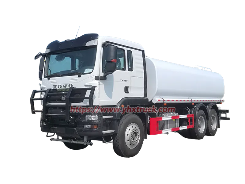 3 Axle Sinotruk TX 20000Liters Road Water Spray Truck 