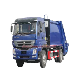 HOMAN 12 CBM Rear Loading Garbage Compactor Truck for Efficient Waste Management