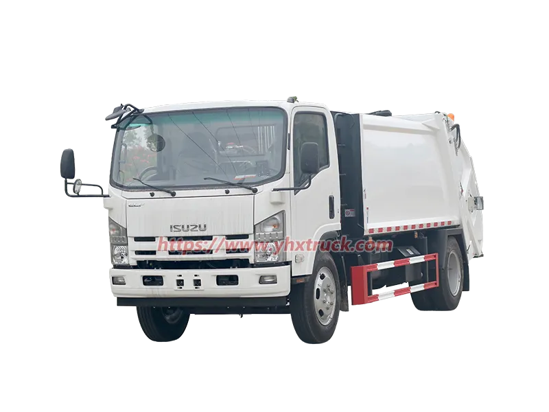 ISUZU 700P 8m&sup3; Compactor Garbage Truck with Hydraulic Compression System