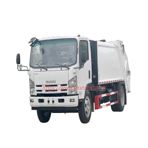 ISUZU 700P 8m&sup3; Compactor Garbage Truck with Hydraulic Compression System