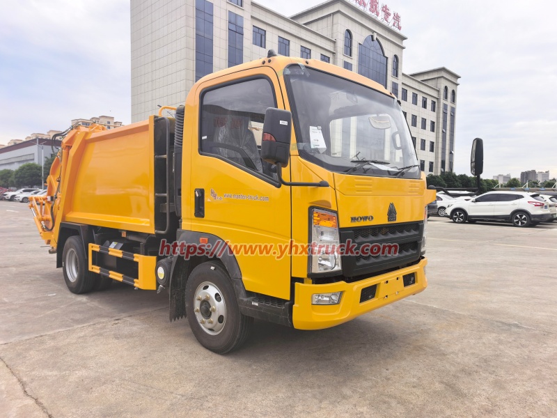 right-hand drive waste collection truck