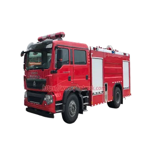 SINOTRUK HOWO 4&times;2 (TX)  Foam Fire Truck 