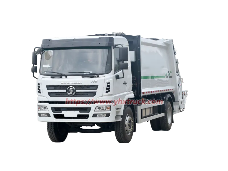 X6 14 Cubic Garbage Compactor Vehicle for Smart City Sanitation Fleet Management