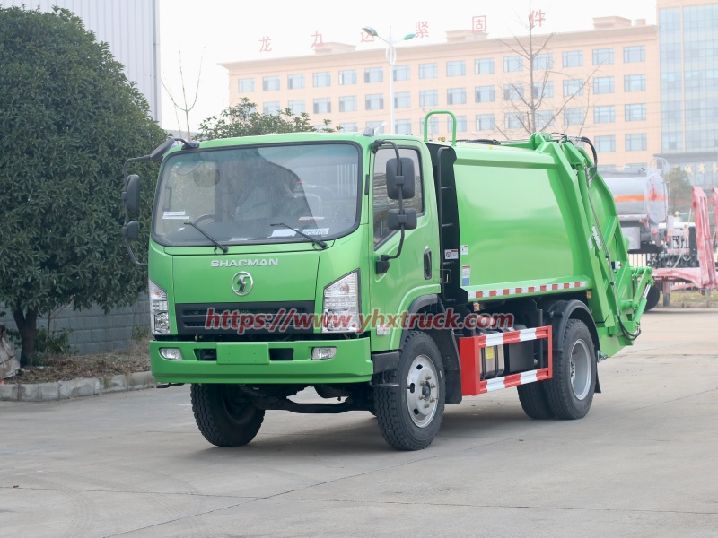 garbage compression truck