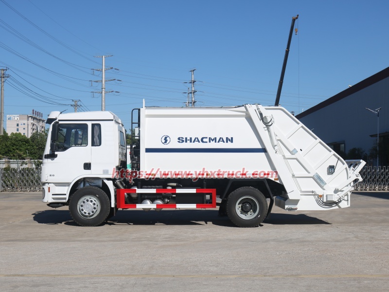 garbage compactor truck