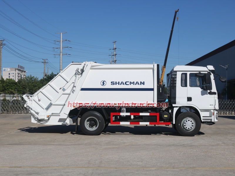 garbage compactor truck